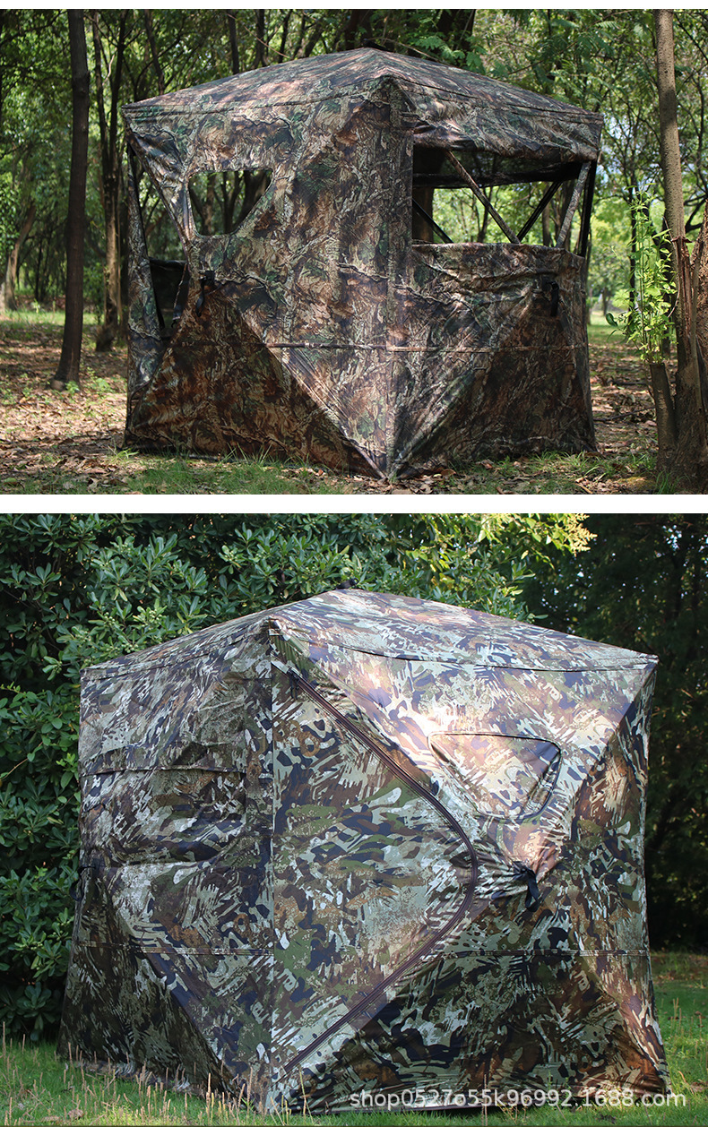 Cross-border outdoor tent, camouflage, stealth, deer and turkey hunting, photography, birdwatching, and concealment shelter