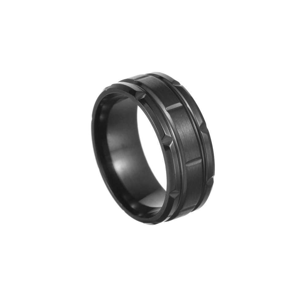 8g Weight Vacuum Plating Gold Plating Process Rings Classification 12, 13, 6 Ring Size 1 Piece Quantity Daily Occasion Titanium Steel Material Solid Color Pattern Couple, Men's Gender Plating Design Simple Style Style Couple Men's Simple Style Rings Solid Color Titanium Steel Vacuum Plating Men Band Rings 9