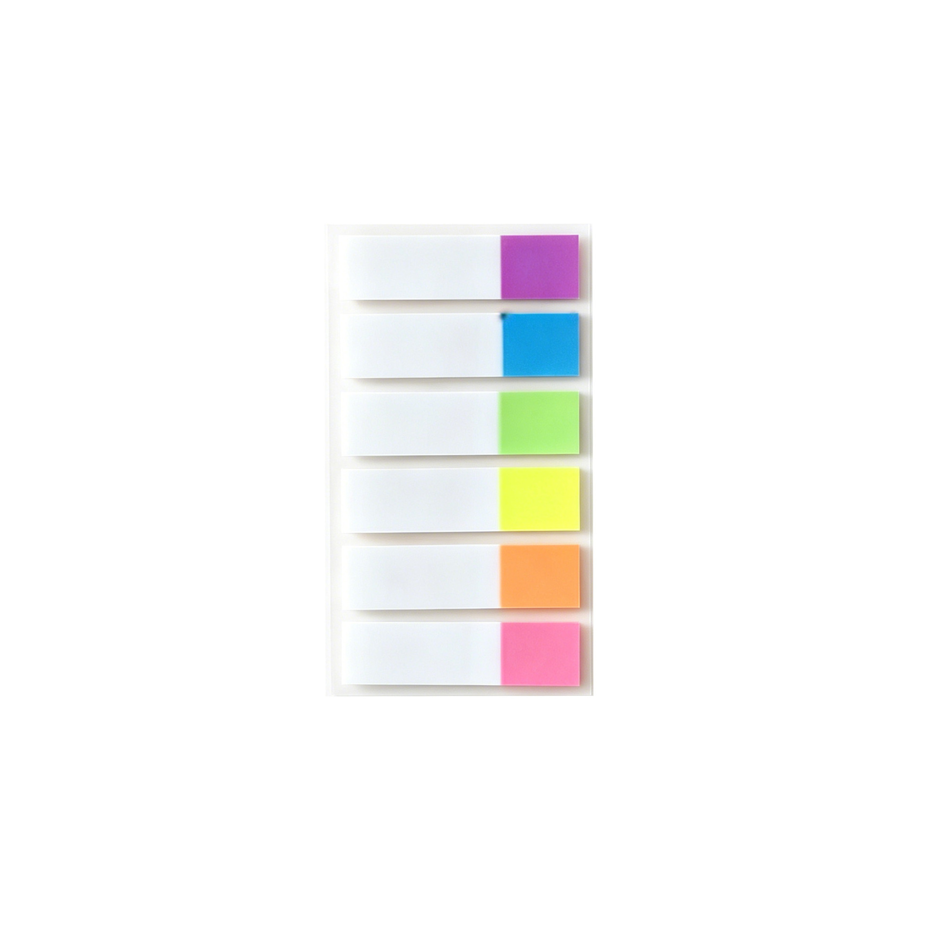 Notas adhesivas transparentes extraíbles de 10 colores, notas adhesivas impermeables para estudiantes, pegatinas de índice de colores Morandi de secado rápido, impermeables y de secado rápido