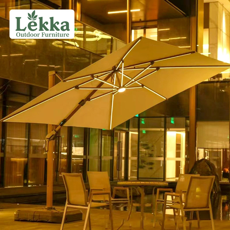 Ready-Made Outdoor Parasols, Courtyard Umbrellas, Villa Outdoor Solar Lights, Roman Umbrellas, Commercial Stall Umbrellas, Large Open-Air Umbrellas