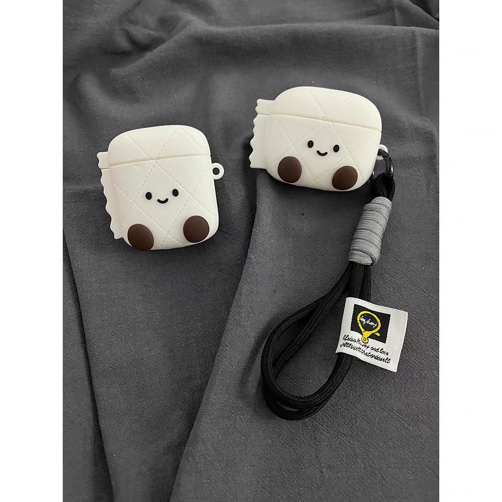 Fundas protectoras con diseño de dibujos animados para Apple AirPods 4, compatibles con auriculares de las generaciones pro1/2/3/4.