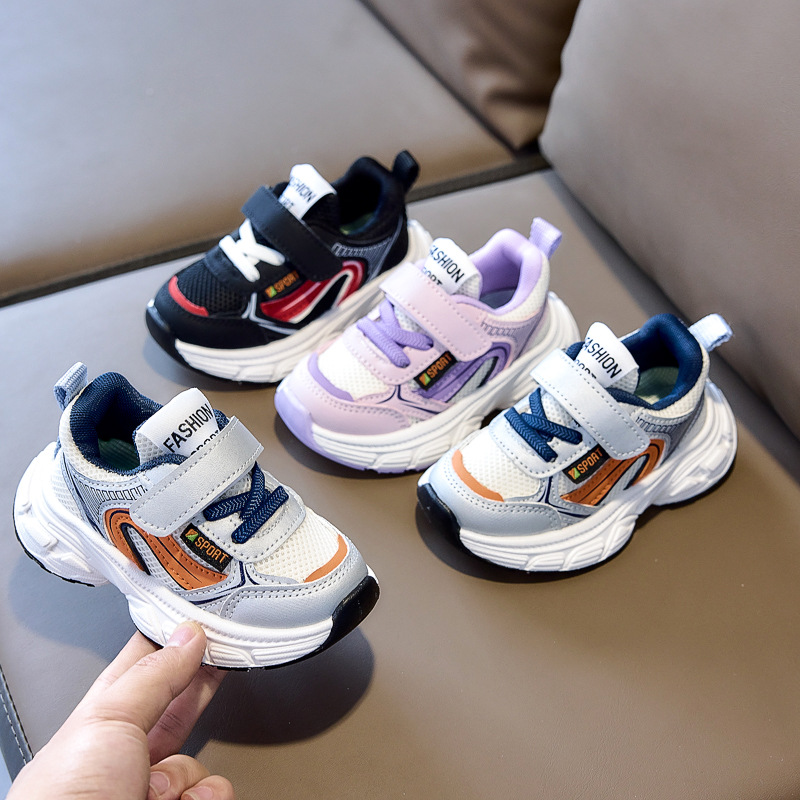 2026 primavera nuevos zapatos deportivos para niños zapatos de malla para padres zapatos de malla transpirables para niños zapatos de suela suave zapatos para hombres y mujeres