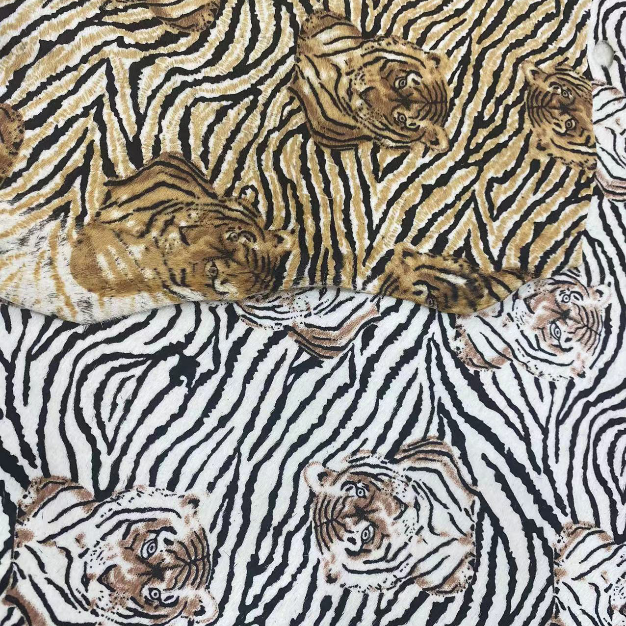 虎头设计头层牛毛皮 广州真皮马毛 牛毛皮 包包装饰原料 头层马毛