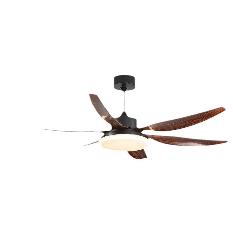 [Selección estricta] lámpara de ventilador estadounidense retro lámpara de ventilador de techo de color nuez gran viento doméstico ventilador de techo lámpara de ventilador eléctrico