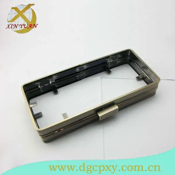 厂家直销手抓包铁铰 口金配件 指甲修剪美容套铁框，铁盒铰