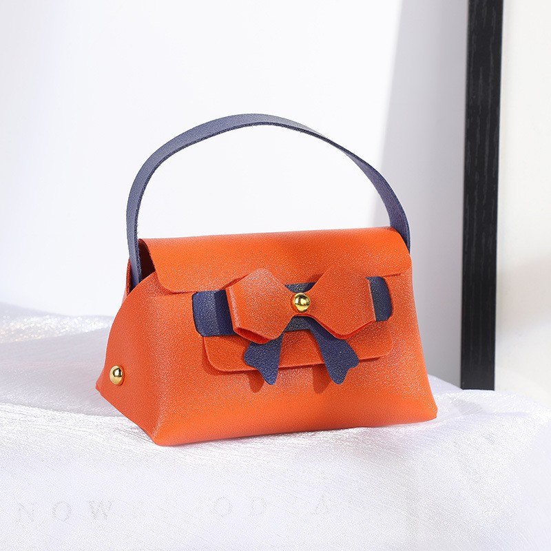 Caja de dulces de boda creativa de corteza de doble capa bolsa de arco bolsa de dulces caja de embalaje de dulces caja vacía de dulces