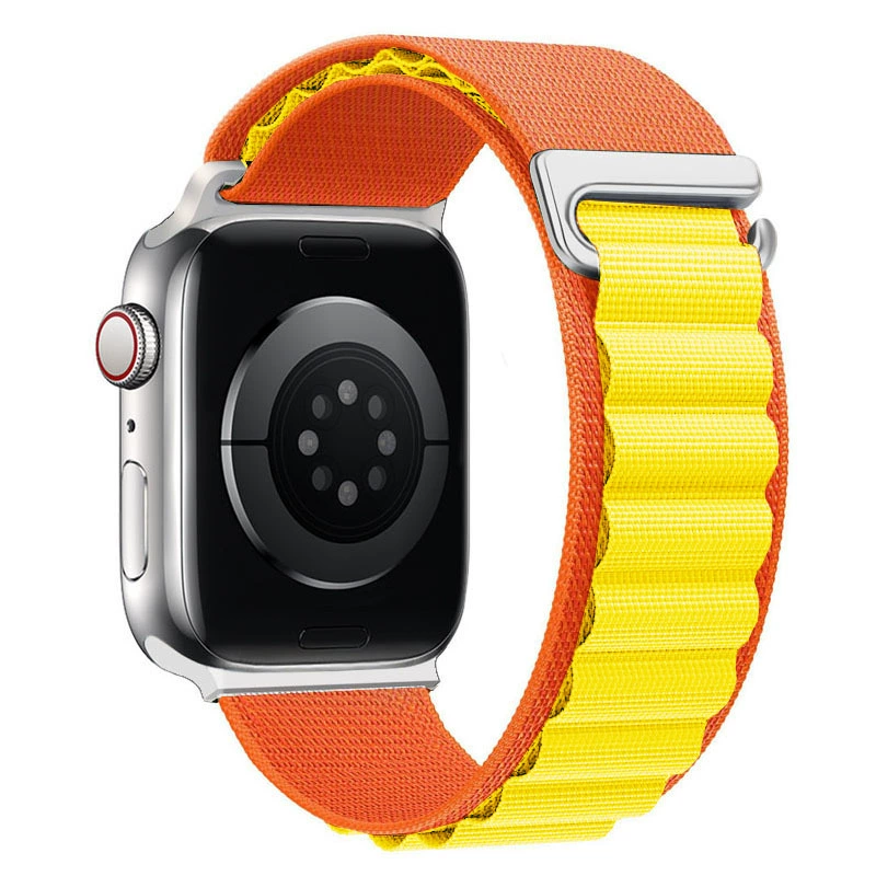 Apple, нейлоновый ремешок для часов, "Mountain cloud" чай, 49 мм