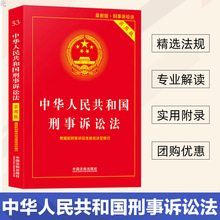 中华人民共和国刑事诉讼法（实用版）正版 刑事诉讼法条 法律书籍