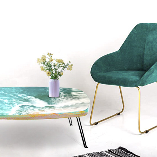 Proud diy silicone mold square oval river table silicone mold for daily use cross-border supply