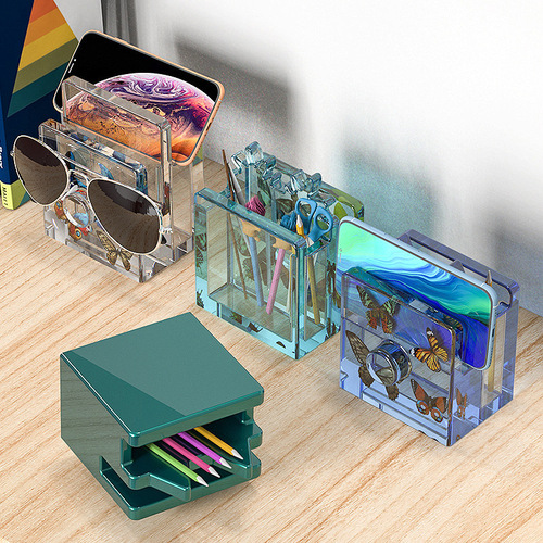 18 types of silicone molds for cell phone holders, cat and rabbit animal series ornaments storage racks, glasses frames, silicone molds