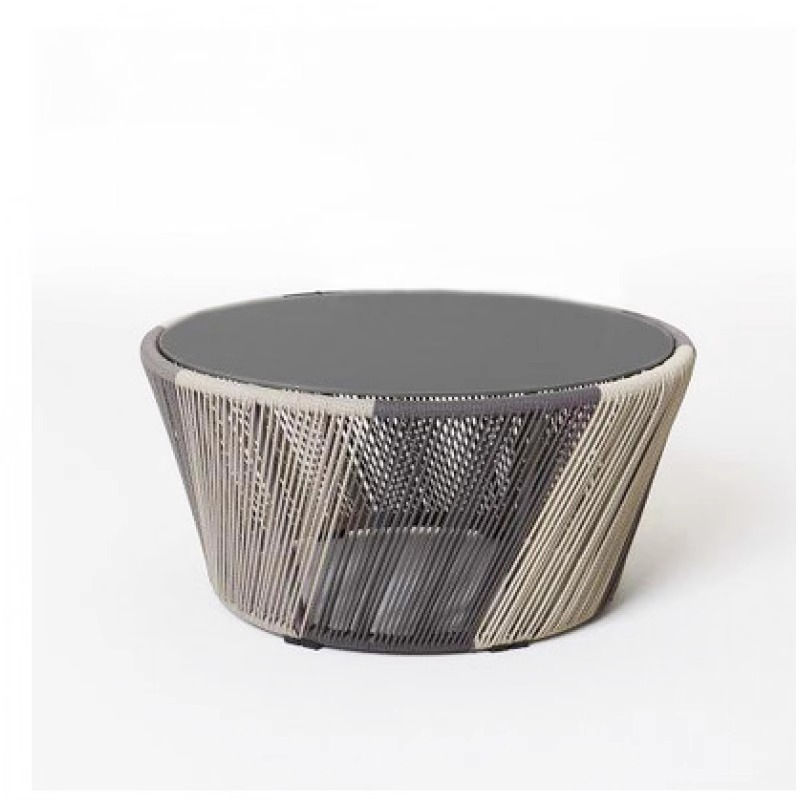 Mesa y silla al aire libre silla de caña balcón red mesas de té set de tres piezas de ocio individual muebles sofá silla de caña patio al aire libre