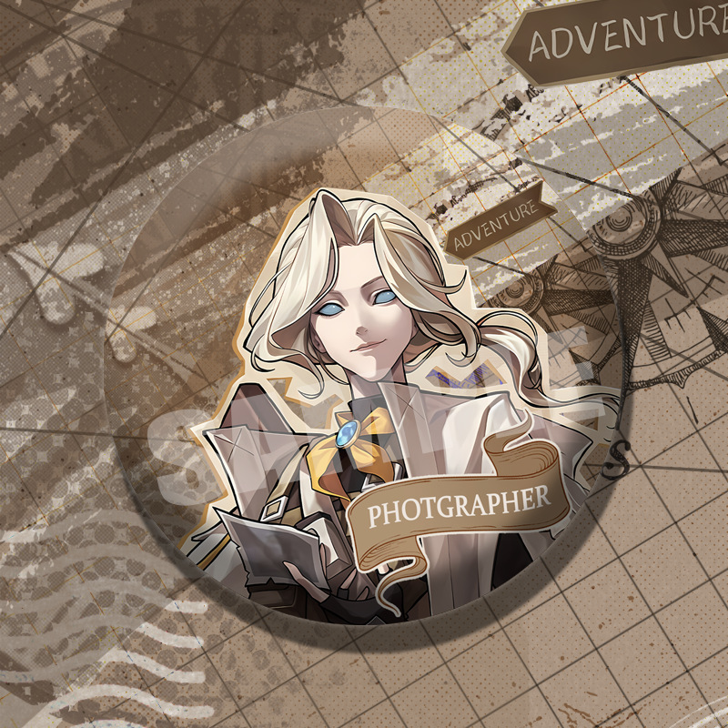 第五人格游戏完美杀青系列摄影师红夫人小说家画家75mm大徽章吧唧|undefined