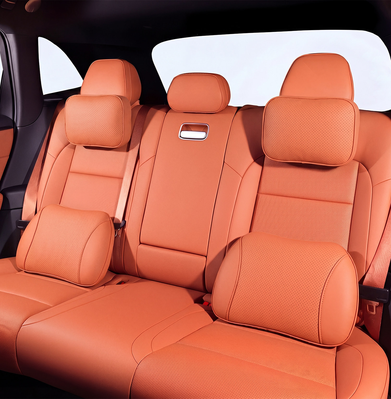 Suitable for the New M6 Headrest and Neck Pillow of the Aito 26 Series, the Same Style as the Cooling Nappa Leather Breathable All-Season Lumbar Support
