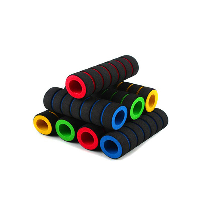 泡沫橡胶管 彩色NBR发泡手柄套 摩托车自行车双色磨面手把套管其