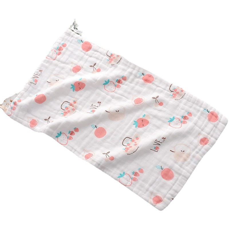 Многослойное (шестислойное) детское полотенце из чистого хлопка класса А: марлевое полотенце для лица, салфетка для вытирания, банный полотенец, полотенце для слюнявчинки