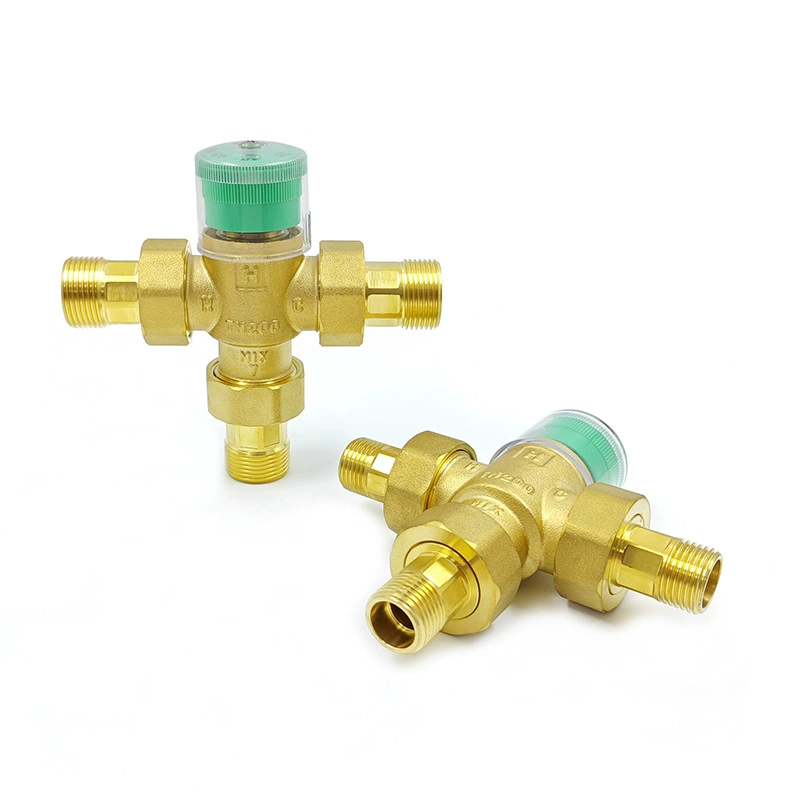 Constant temperature mixing valve for solar water heater, hot and cold water mixing valve wholesale for heating and domestic hot water supply