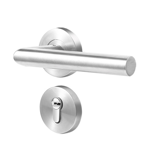 Stainless steel split door lock bedroom silent lock indoor wooden door split lock bathroom passage door anti-theft door lock