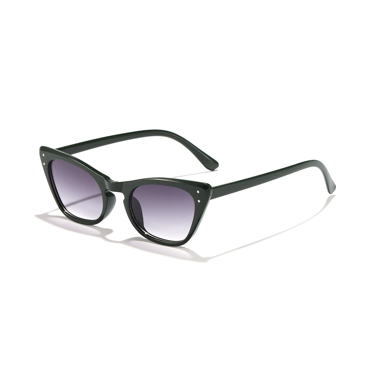 2023 nuevo marco de estampado de leopardo retro gatito Ojo de hombres y mujeres transfronterizos moda gafas de sol a juego