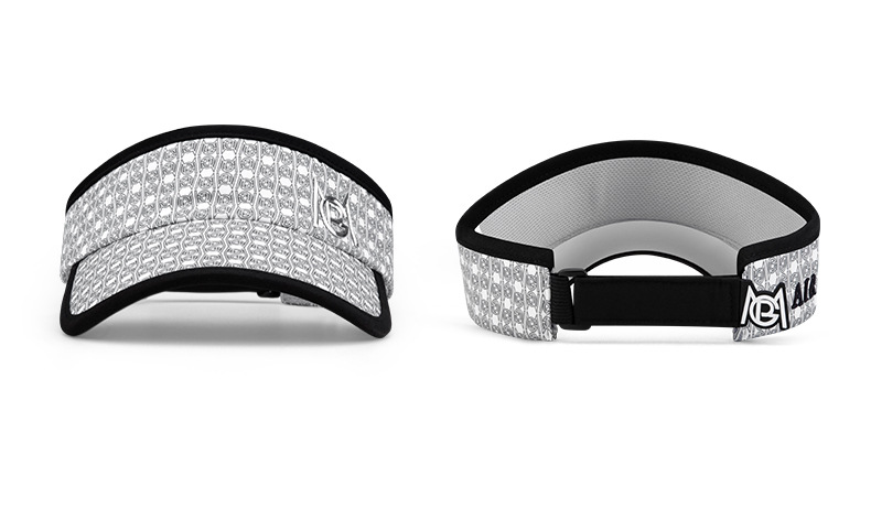 Mũ golf không đỉnh PGM chống nắng nam thoáng khí hút ẩm — MZ045-Đen Trắng, MZ045-màu xám đen, MZ045-in màu đen trắng, Mz040-trắng Đen chi tiết 10