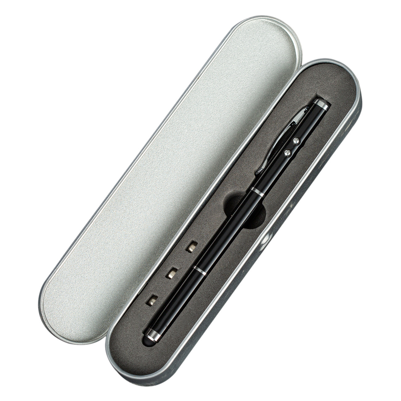 Lápiz de bola de pantalla táctil de escritura a mano lápiz de pluma infrarroja pluma multifuncional lápiz de pluma de pluma LED metal lápiz al por mayor