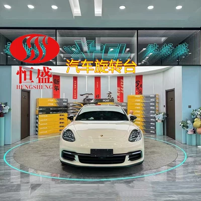 Car showroom rotating platform 4S shop circular rotating table auto show turntable U-turn rotating plate hollow turntable (Avtomobil fırlanan platformaları)