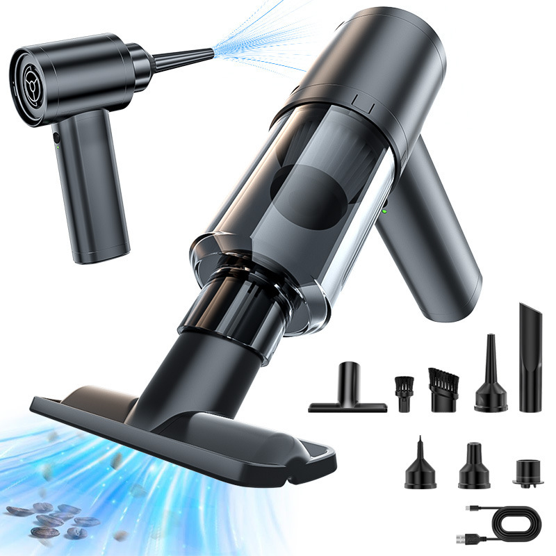 车载吸尘器无刷电机手持大吸力吸吹一体机便携式吹风机跨境热销款