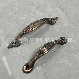 工厂批发青铜色拉手复古款铝制金色衣柜拉手轻便做工精致橱柜拉手