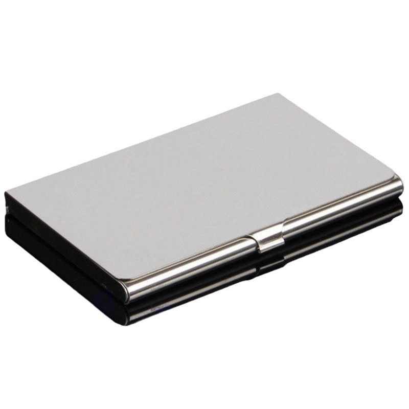 現物クロスボーダー430ステンレス製金属名刺入れビジネス広告ギフト名刺入れメーカー収納カードケース