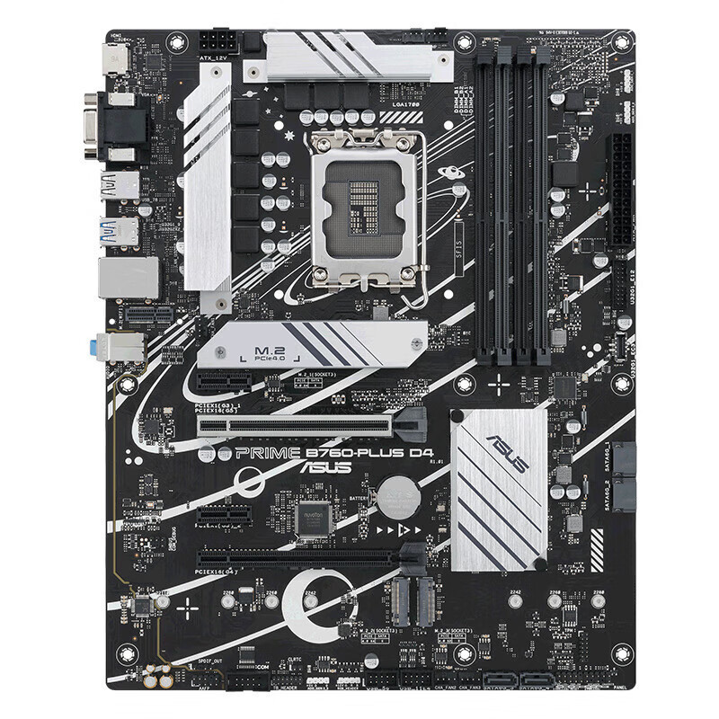 Asus Prime B760-Plus D4 Master Motherboard Is Compatible with I5 13600Kf 12Th/13Th Generation Cpus