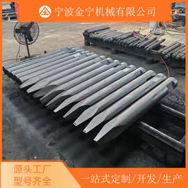 挖机破碎锤钎杆 炮头配件大全 150锤30G型号高耐磨炮钎钢钎厂家