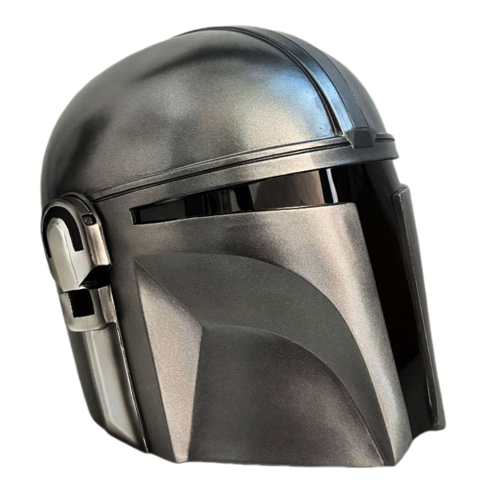 Suministros transfronterizos de Star Wars series Black Mandalorian Helmet peripheral cos imitación props