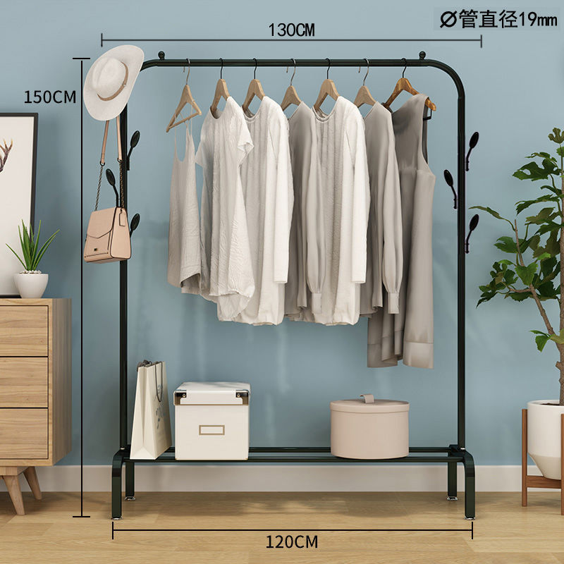 럭셔리 130cm-블랙 더블 후크