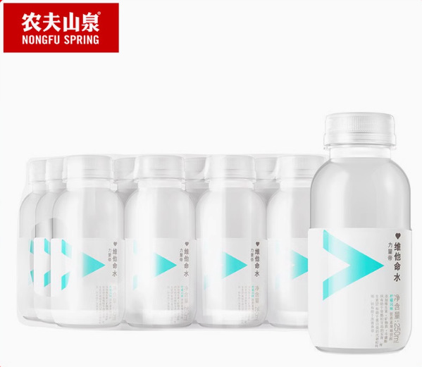 农夫山泉力量帝维他命水250ml*12瓶迷你袋装柠檬柑橘风味饮料饮品|undefined
