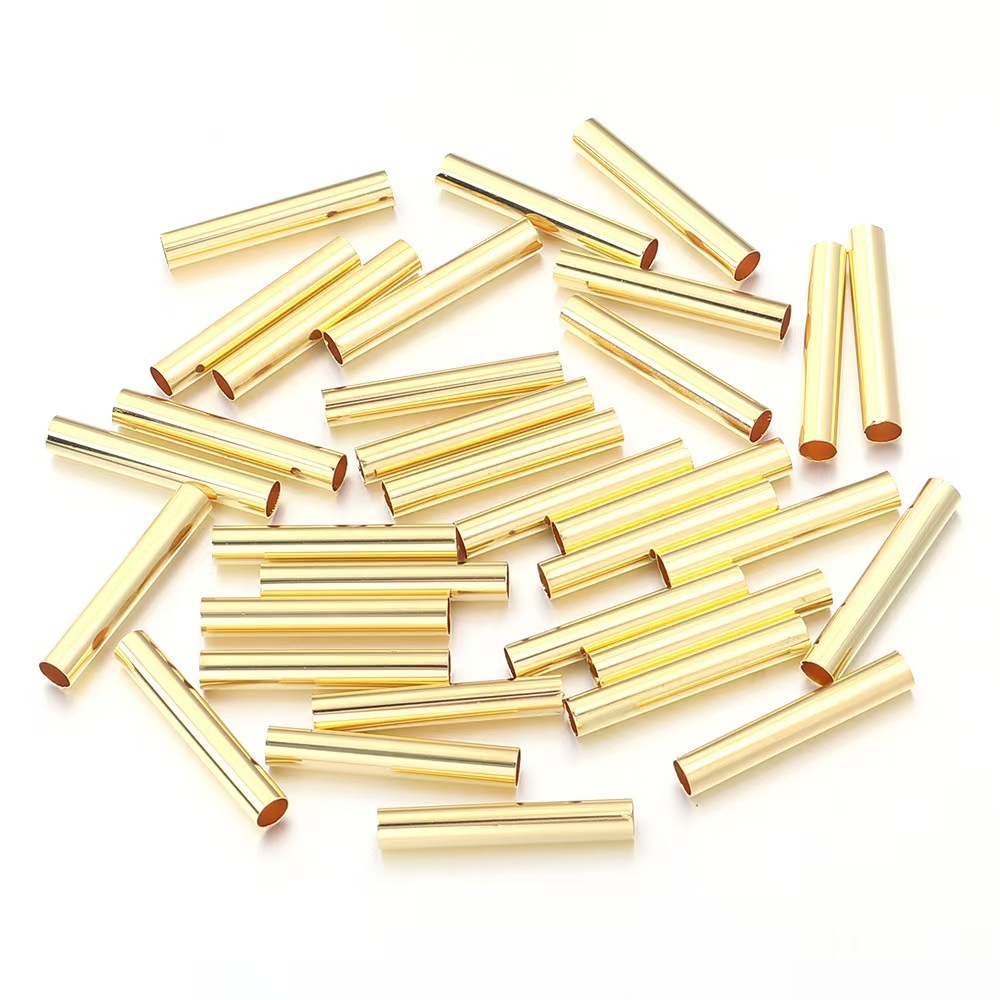 Straight pipe golden color