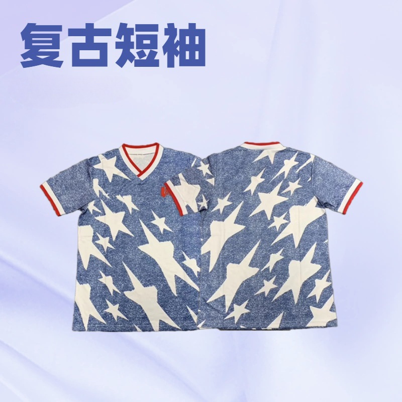 1994美国复古球衣足球服经典怀旧复刻版球衣比赛训练服短袖运动服
