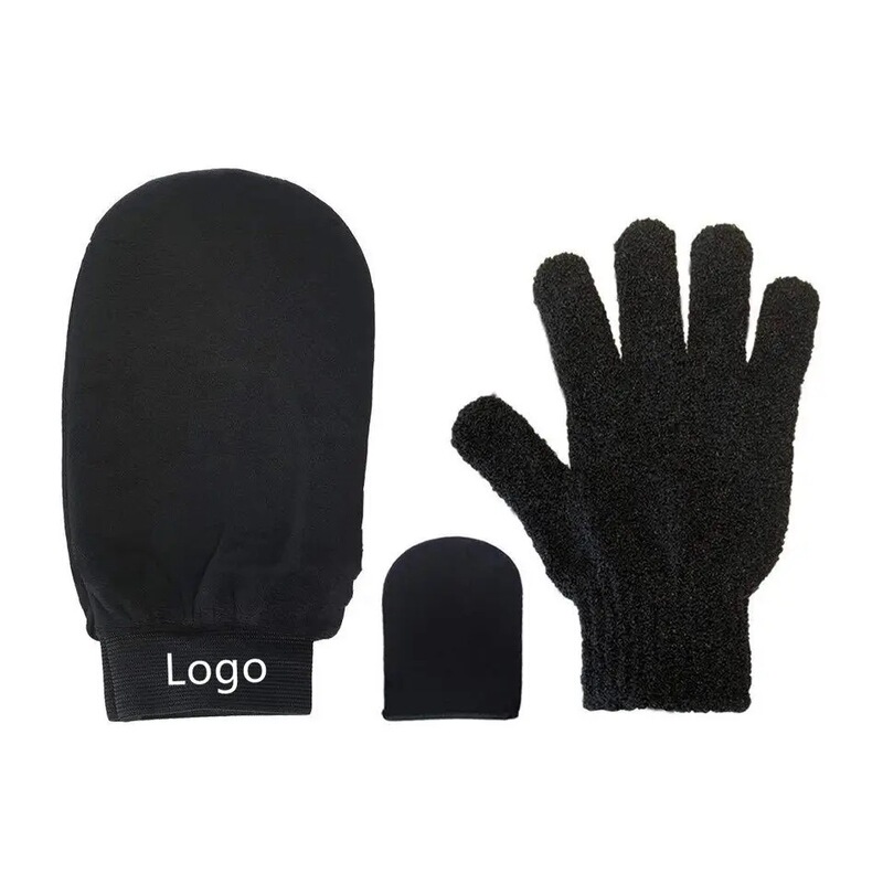 Soft Cushioned Microfiber Applicator Self-Tanning Glove Set Exfoliating Glove for Sun Tanning and Lotion Application Soft Cushioned Microfiber Applicator Self-Tanning Glove Set Exfoliating Glove for Sun Tanning and Lotion Application