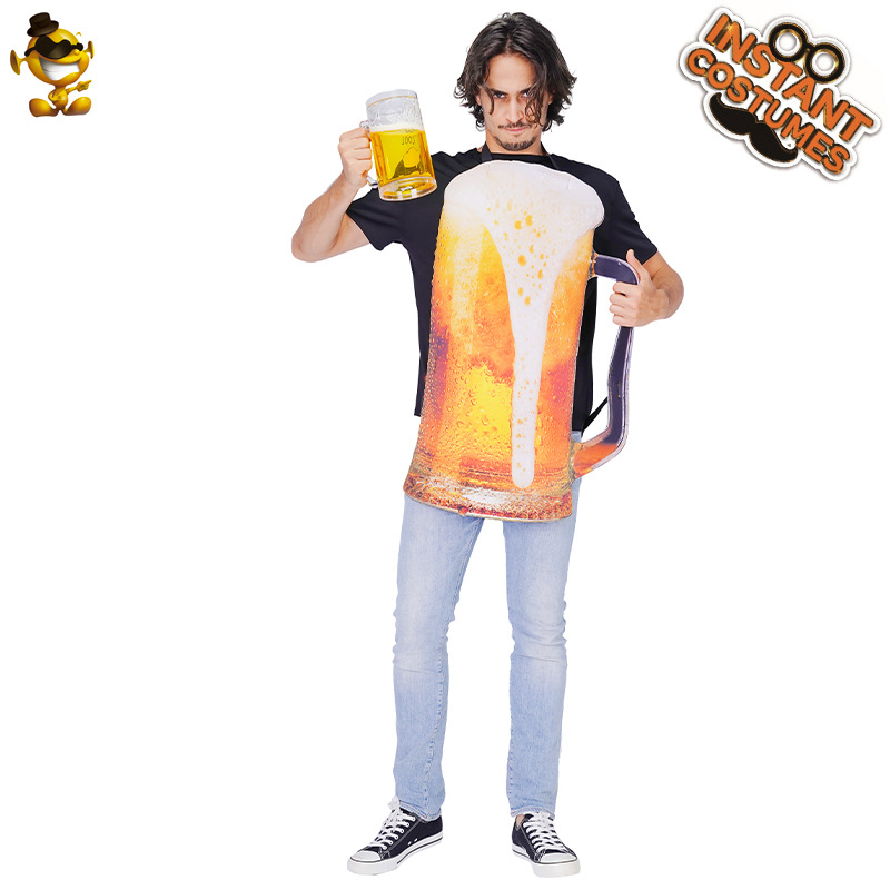 Carnaval traje divertido cerveza Festival ropa hombres y mujeres adultos mismo estilo cerveza etapa rendimiento traje