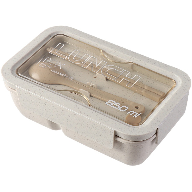 Lonchera japonesa térmica con compartimentos — apta para microondas, con cubiertos, ideal para oficina o frutas