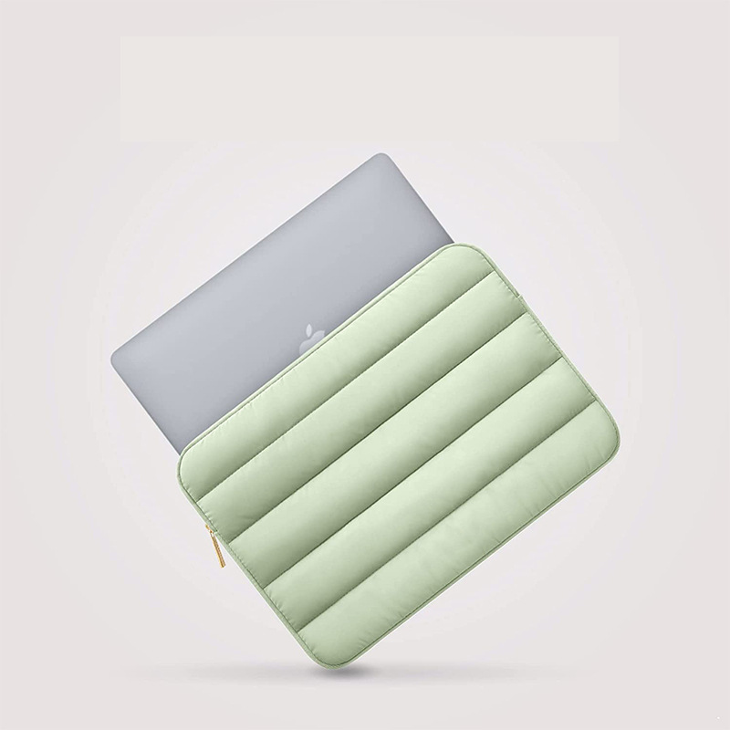 Cross-Border Popular Soft Puff Fluffy Laptop Sleeve Computer Bag Storage Bag Tablet Protective Cover