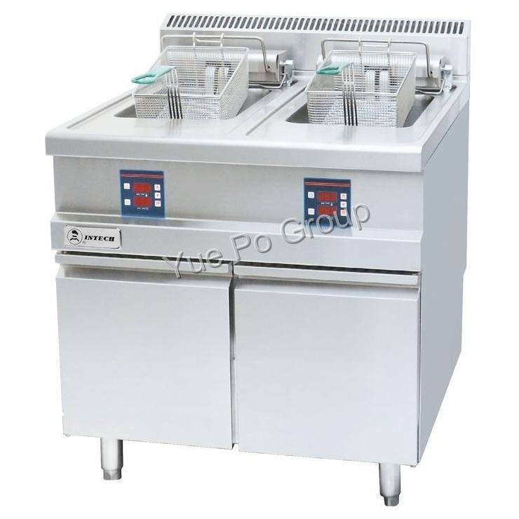 INTECH电热程控双缸炸炉下掩门柜（700）