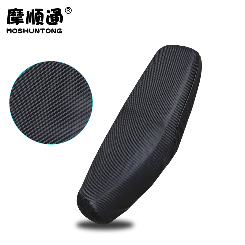Bent beam motorcycle seat cushion cover thickened waterproof sunscreen leather seat cover power 110C curved beam car SEAT COVER