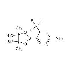 2-氨基-4-三氟甲基-5-吡啶硼酸哪醇酯  CAS号944401-57-4