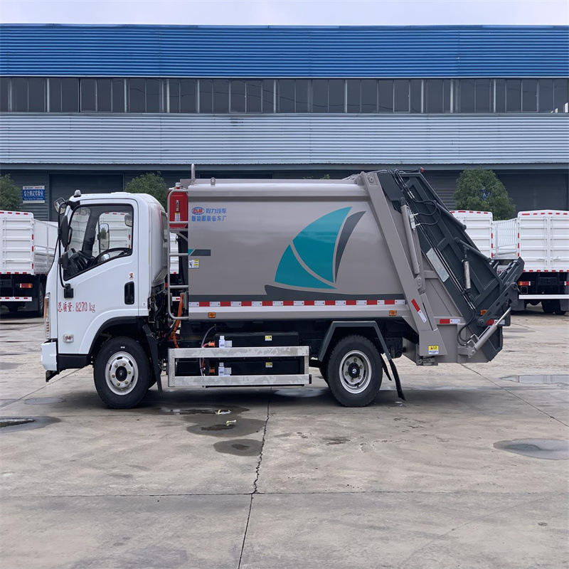 New Energy Garbage Collection and Transport Vehicle, Jiefang 12-Cubic-Meter Pure Electric Compression Garbage Truck, 18-Ton Garbage Removal Vehicle