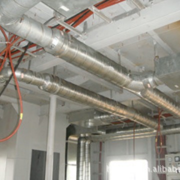 东莞螺旋通风工程_螺旋风管厂家_通风管道制作安装服务