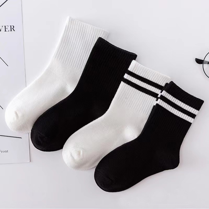 Children's demi-season solid color socks for students for men and…