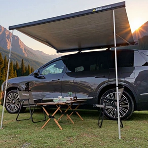 Pultla İdarə Olunan Elektrikli Avtomobil Yan Tent, RV Günəşlik, Yağışdan Qorunma