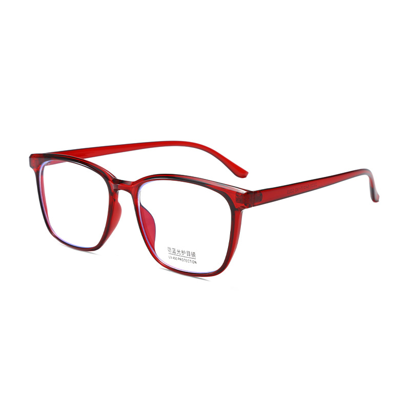 2024 new fashion anti-blue light flat glasses with myopia glasses simple all-match plain glasses frame 28030