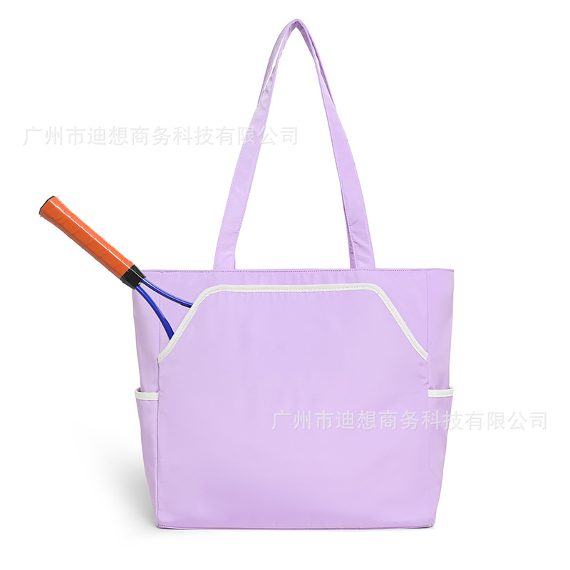 Bolsa de tenis para deportes al aire libre, bolsa de pelota de hombro único, bolsa de bádminton de gran capacidad para mujeres de alto valor facial image 2