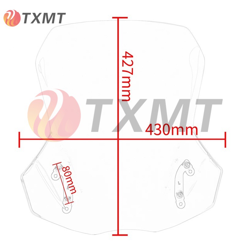 Suitable for Suzuki V-Strom Dl650 2017-2024 Modified Front Windshield Windshield Windshield