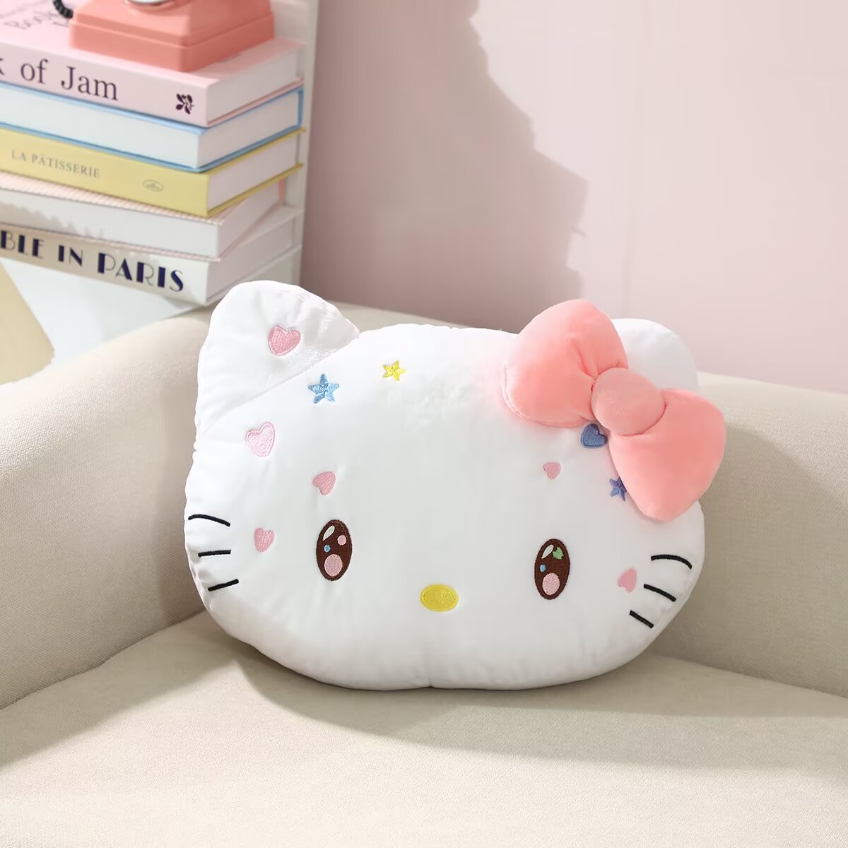 핑크보우스타 KT 고양이(베개)
